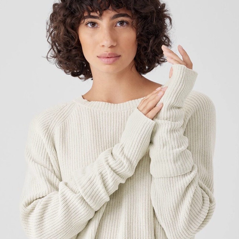 Eileen Fisher Glovelette, Cream
100 % organic Peruvian Cotton, New with some tag